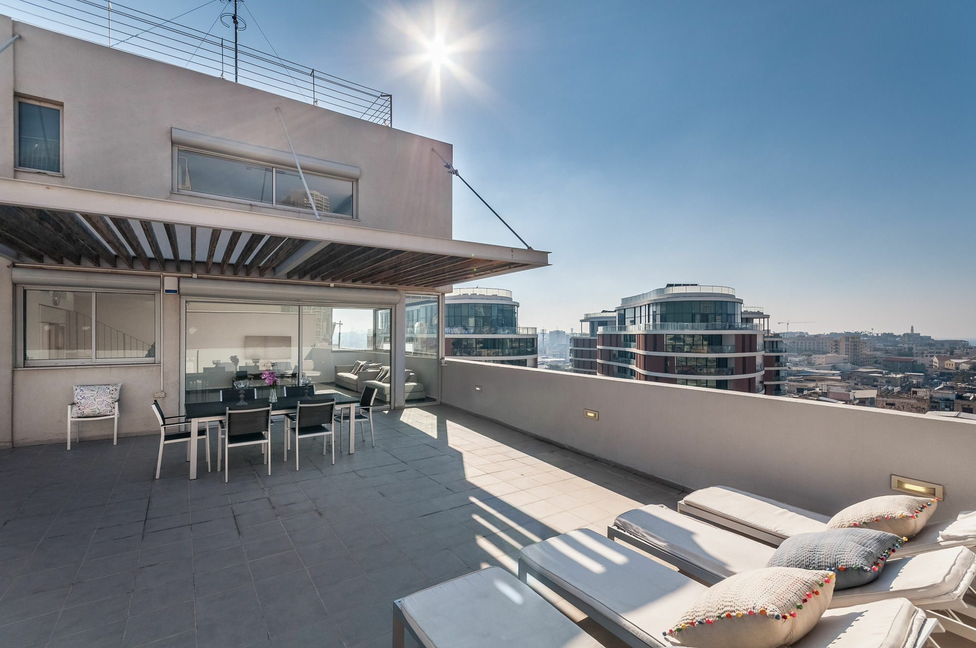 Apartamento Abarbanel St Incredible Penthouse Tel Aviv Exterior foto